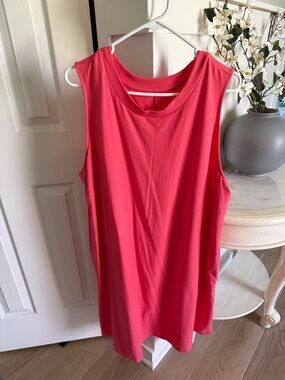 a new day Coral Pink Sleeveless Scoop Neck Tank